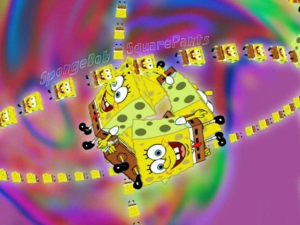Мультфильм Губка Боб Sponge Bob квадратные штаны Обои на Рабочий стол